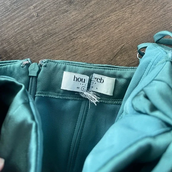 House of CB green Charmaine dress - Picture 5 of 6